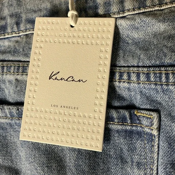 Kancan Women's Jeans Size 32 Medium Stone Wash High Rise Mom Jeans Comfort - Picture 6 of 8